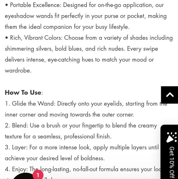 3/$30 Lavender Eyeshadow Stick - Picture 5 of 10